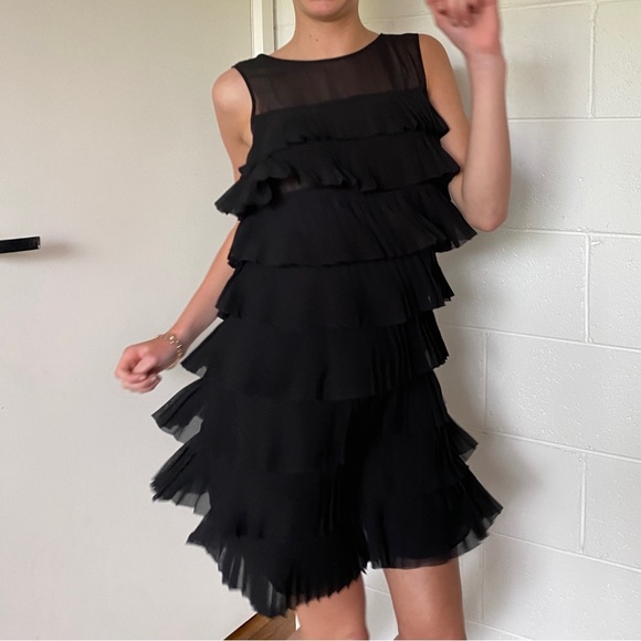 Ted Baker Dresses & Skirts - Ted Baker black pleat dress designer size 2